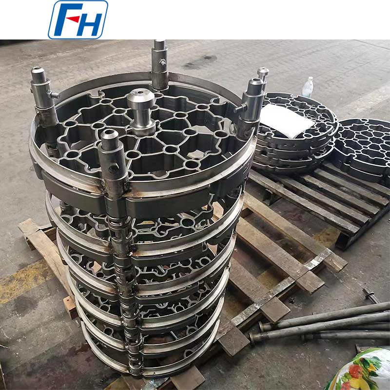 FH® 1.4849 (ZG40Cr19Ni39Nb) تركيبات الفرن من النوع الجيد المصنوعة من الفولاذ المقاوم للحرارة - بحد أقصى 1150 درجة مئوية، مضادة للكربنة