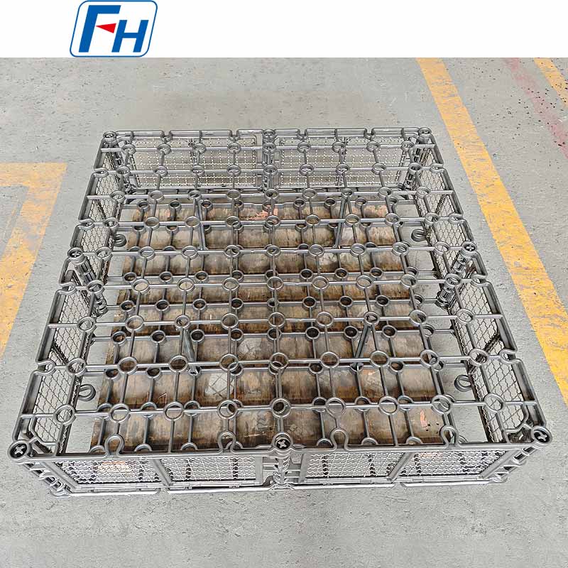 FH® Cr25Ni20 سلة شحن المعالجة الحرارية المشتركة لفرن الموقد الملحي للحمام