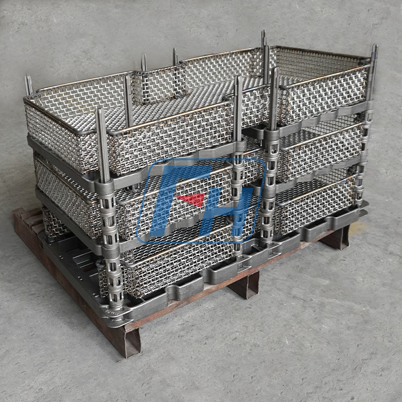 1100x600x600mm تركيبات المعالجة الحرارية للفرن متعدد الأغراض